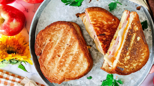 Grilled Cheese with Apple & Ham