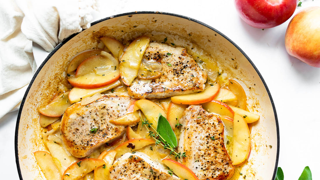 One-Pan Pork Chops with Apples