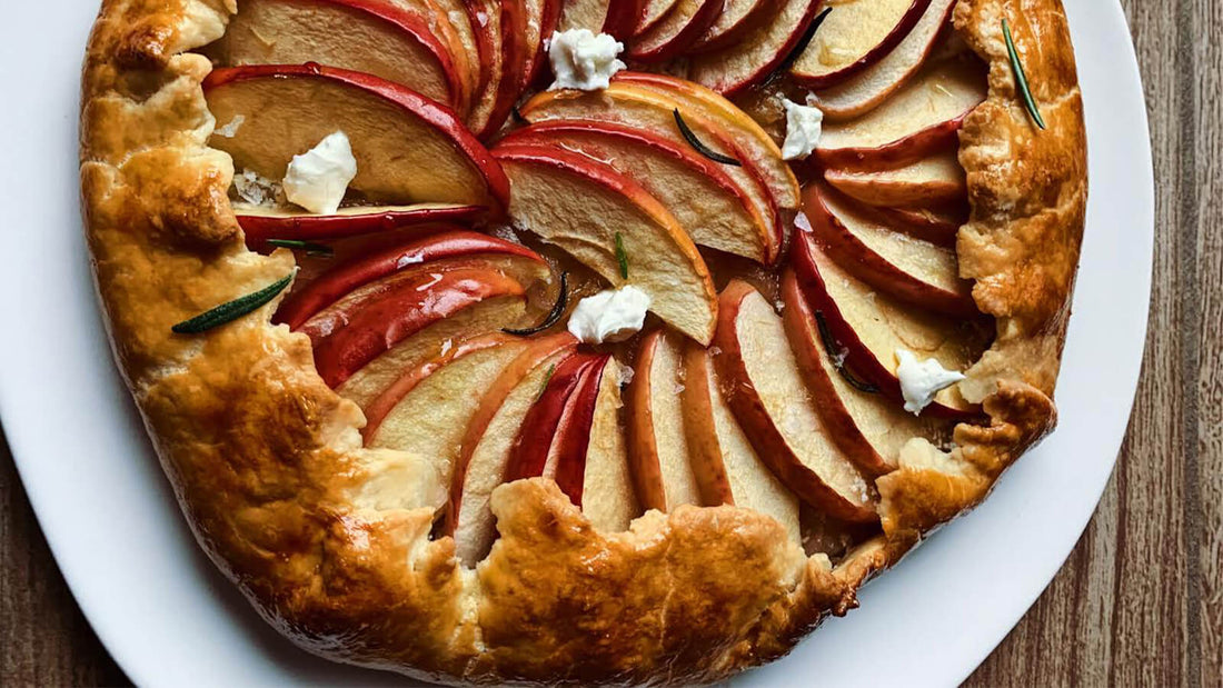Savory Apple & Goat Cheese Galette