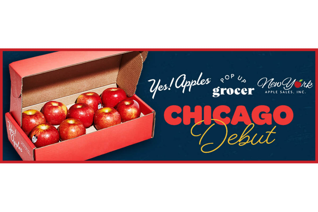 Traveling Pop-Up Grocery Shopping Experience Makes Chicago Debut With Three Varieties of Apples Supplied by Yes! Apples