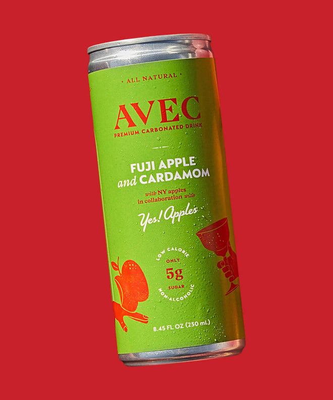 AVEC x Yes! Apples Fuji Apple and Cardamom Sparkling Beverage